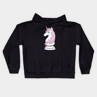 Chessicorn Funny Unicron Play Chess Gift Kids Hoodie